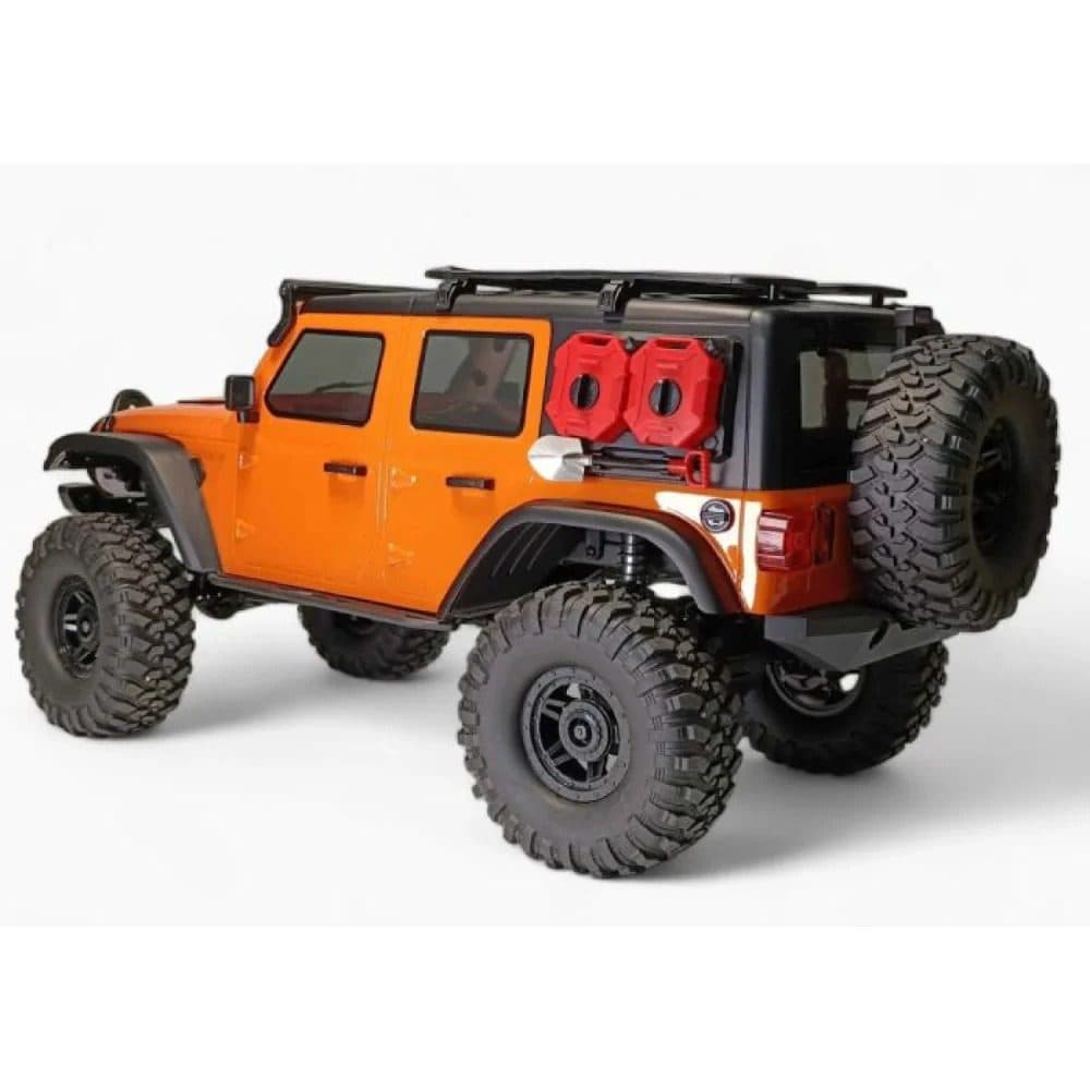 CARRO HB TOYS 1/10 JEEP RUBICON 18KM 4WD ORANGE HB-R1012-2