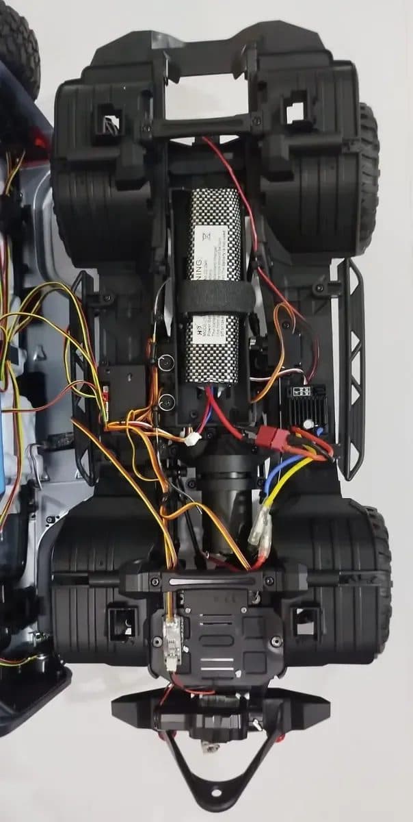 CARRO HB TOYS 1/10 JEEP RUBICON 18KM 4WD BLUE HB-R1013-2