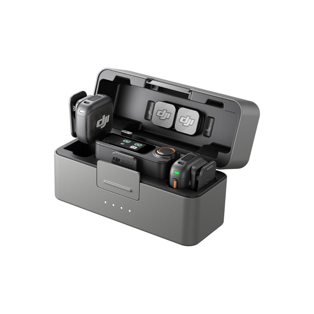 Micrófono DJI MIC 3 (2 TX + 1 RX + CHARGING CASE) ANATEL