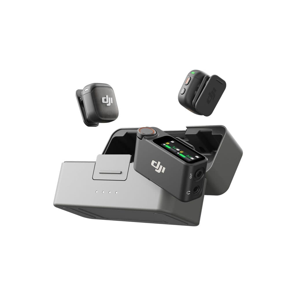 Micrófono DJI MIC 3 (2 TX + 1 RX + CHARGING CASE) ANATEL
