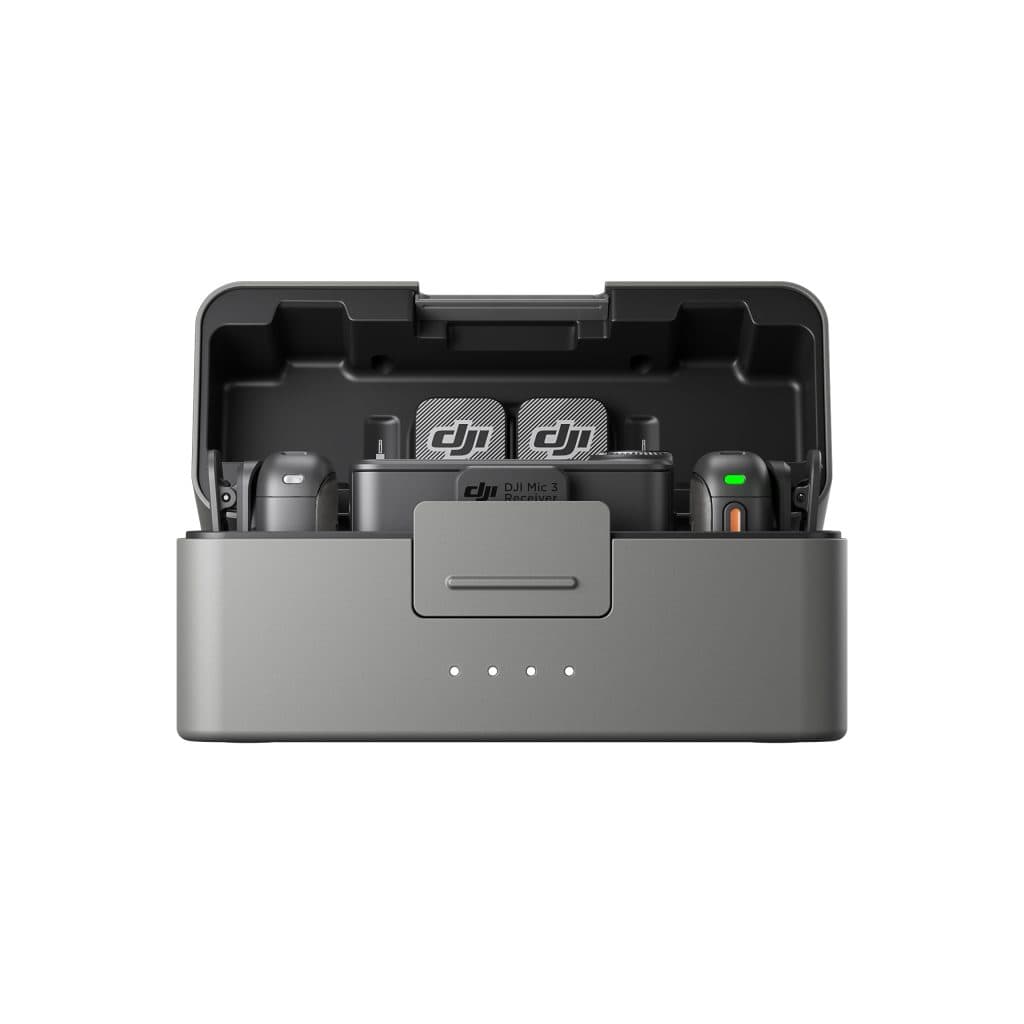 Micrófono DJI MIC 3 (2 TX + 1 RX + CHARGING CASE) ANATEL