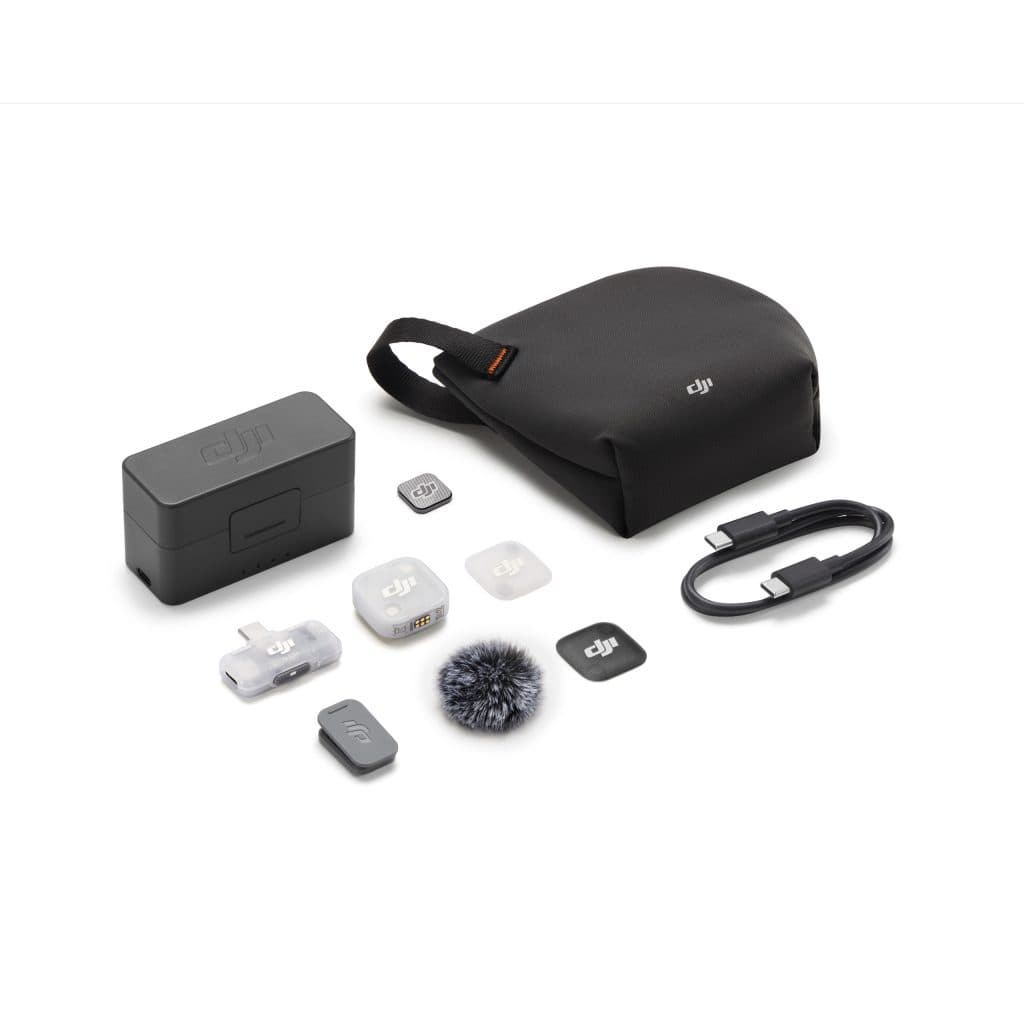 Micrófono DJI MIC MINI 2 (1 TX + 1 MOBILE RX + CHARGING CASE) ANATEL