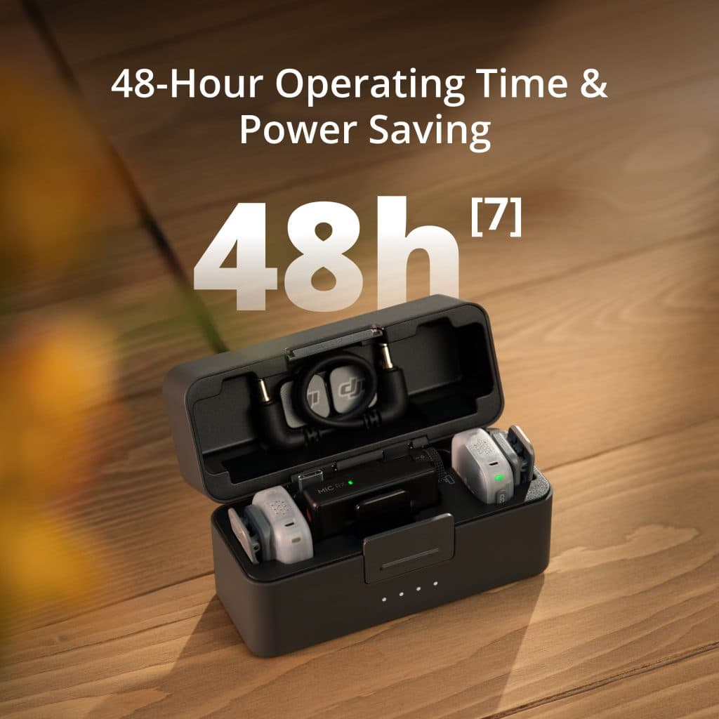 Micrófono DJI MIC MINI 2 (1 TX + 1 MOBILE RX + CHARGING CASE) ANATEL
