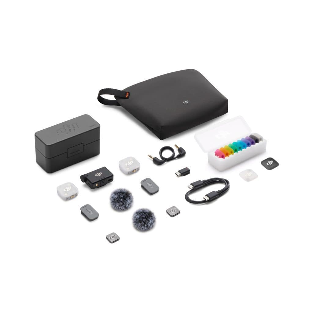 Micrófono DJI MIC MINI 2 (2 TX + 1 RX + CHARGING CASE) ANATEL