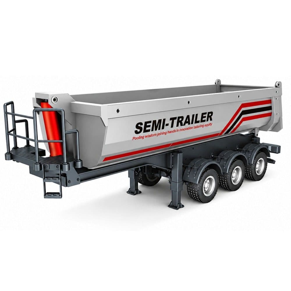 CACAMBA HUINA PARA SCANIA 1 / 18 SILVER 1509