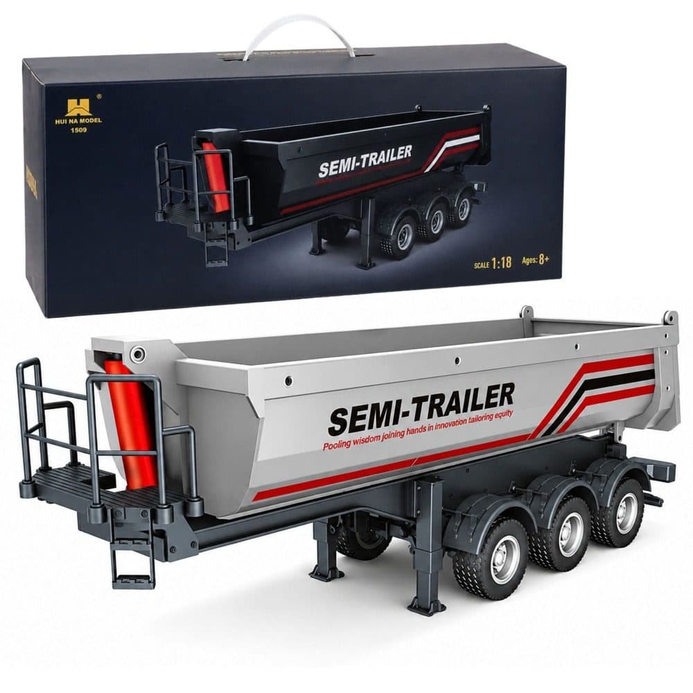 CACAMBA HUINA PARA SCANIA 1 / 18 SILVER 1509
